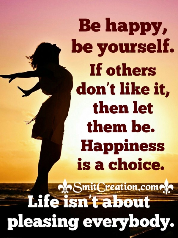 Be Happy With Yourself Quotes Images