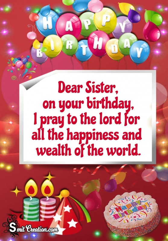 Happy Birthday Sister