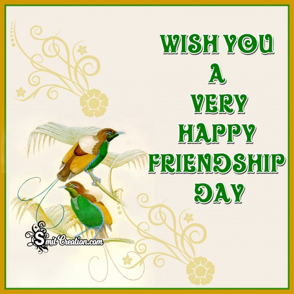 Wish You A Very Happy Friendship Day