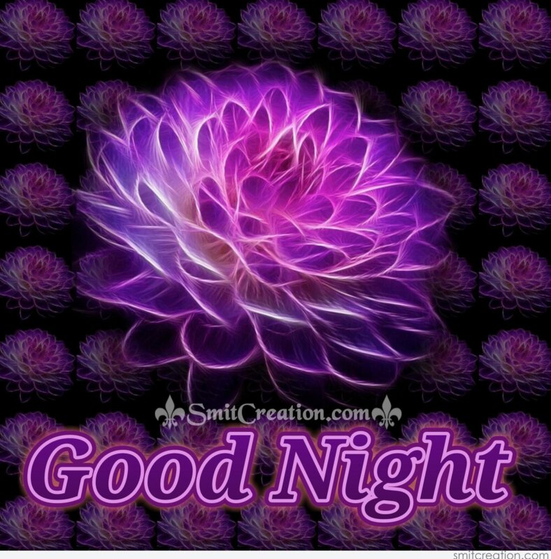 Good Night Flower Pictures and Graphics - SmitCreation.com