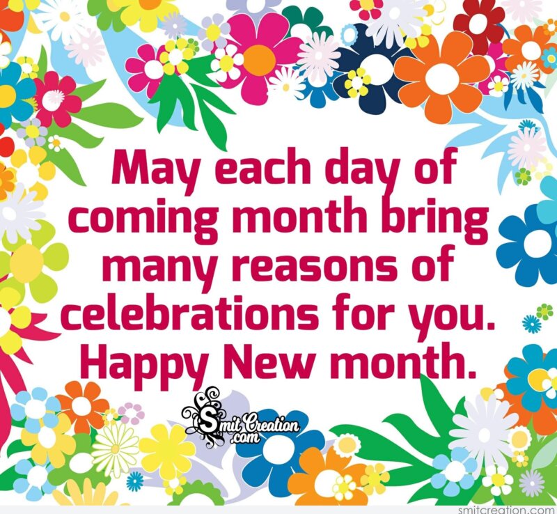 Happy New Month - SmitCreation.com