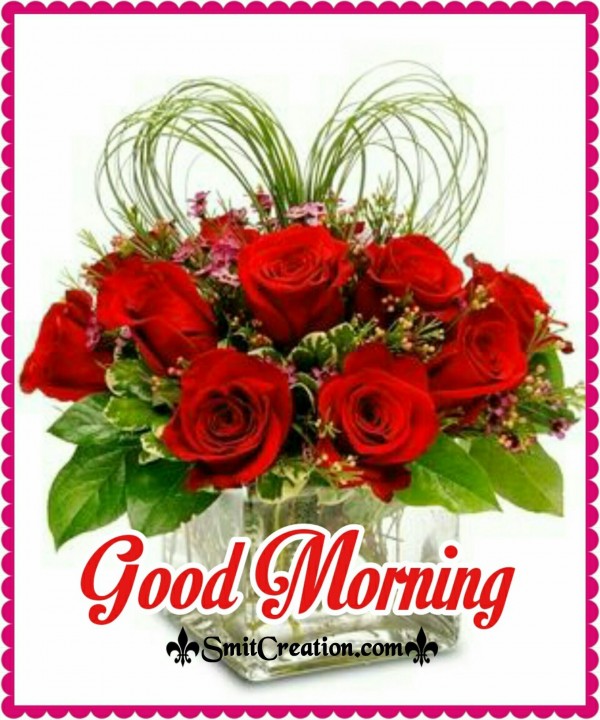 Good Morning Colourful Bouquet Pictures - SmitCreation.com