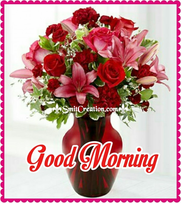 Good Morning Flower Vase