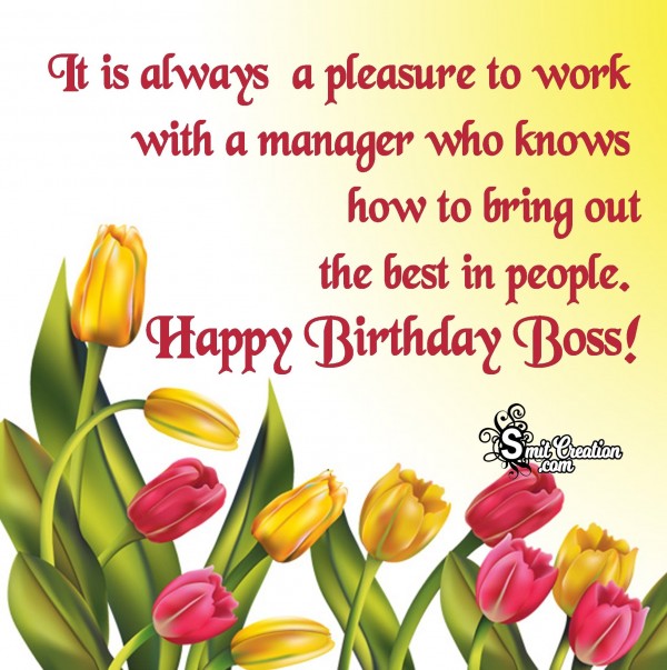 Happy Birthday Boss!