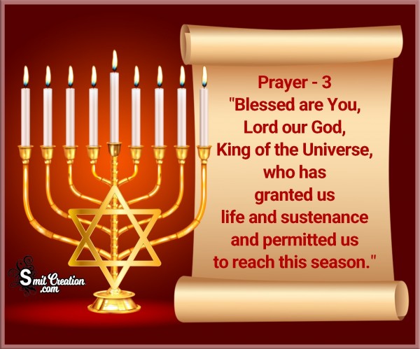 Hanukkah Prayer – 3