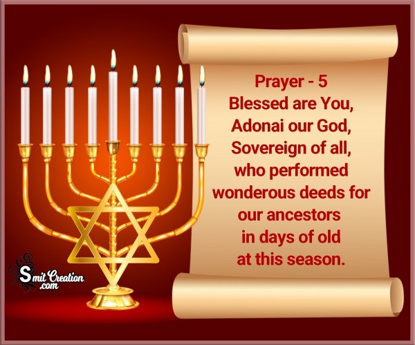 Hanukkah Prayer – 5