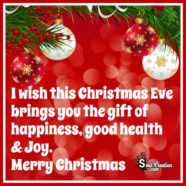 Happy Christmas Eve Wishes, Blessings, Messages Images