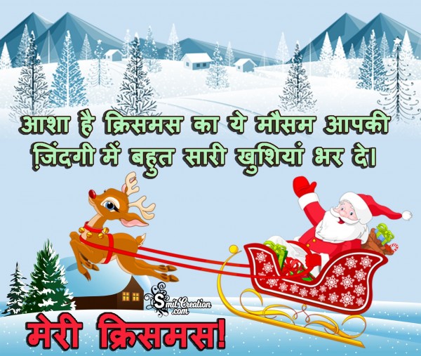 Merry  Christmas Wishes Hindi