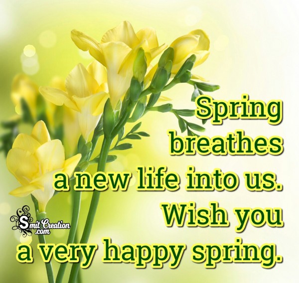 Wish You A Very Happy Spring