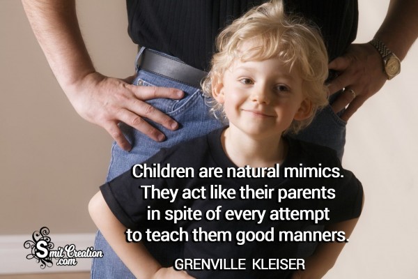 Children Are Natural Mimics