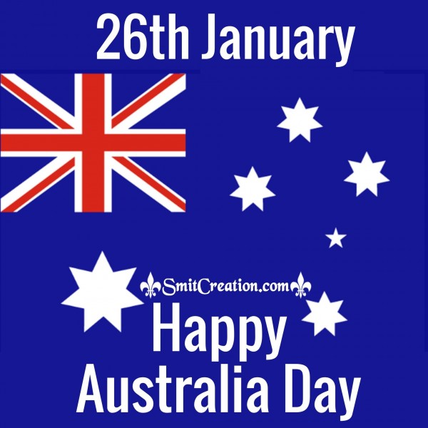 26th January Happy Australia Day