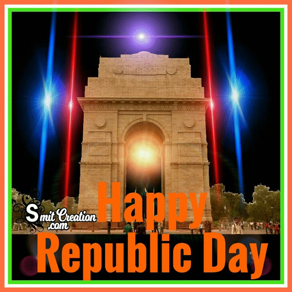 Happy Republic Day Animated Gif Image