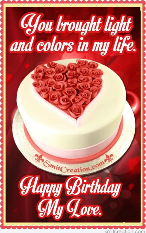 Happy Birthday My Love - SmitCreation.com