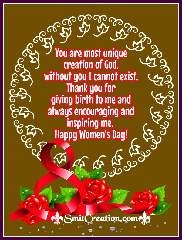 Happy Women's Day Mom