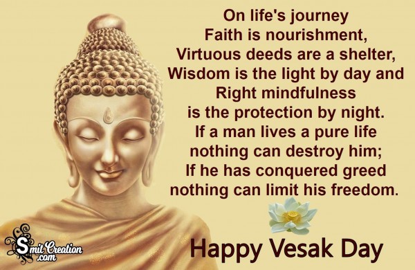 Happy Vesak Day – Faith Is Nourishment