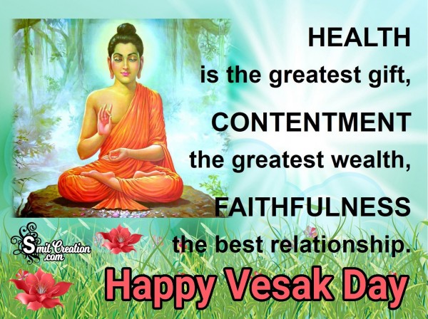 Happy Vesak Day – Health  Is The Greatest Gift