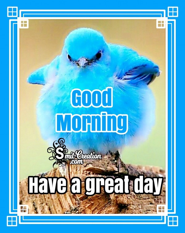 Good Morning Blue Bird Image