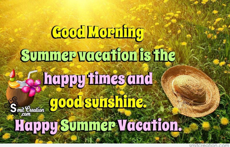 Happy Summer Vacation Images