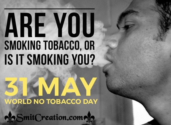 31 May World No Tobacco Day