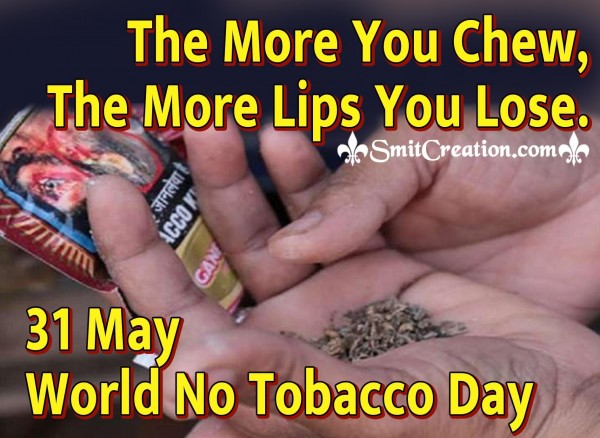 31 May World No Tobacco Day