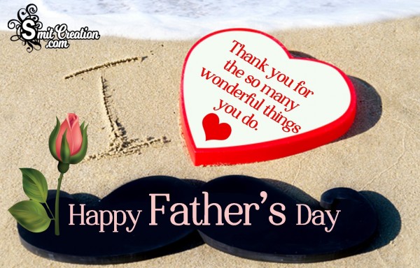 Happy Father’s Day – Thank You Card