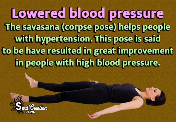 Lowered Blood Pressure
