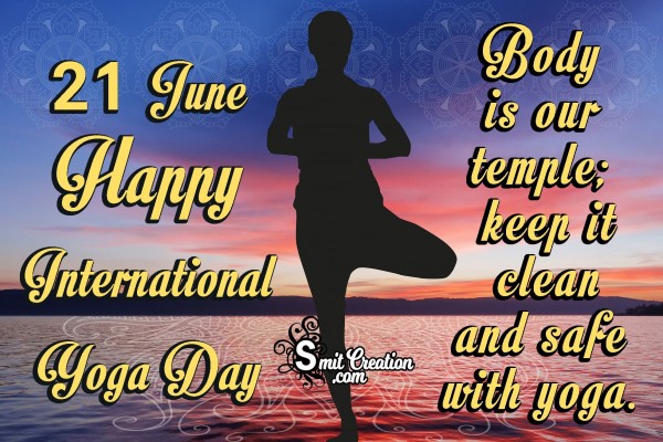 21 June Happy International Yoga Day