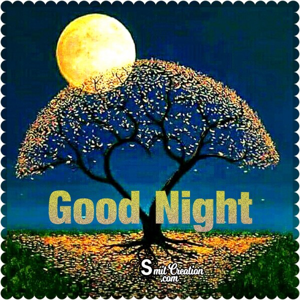 Good Night Sparkling Image - SmitCreation.com