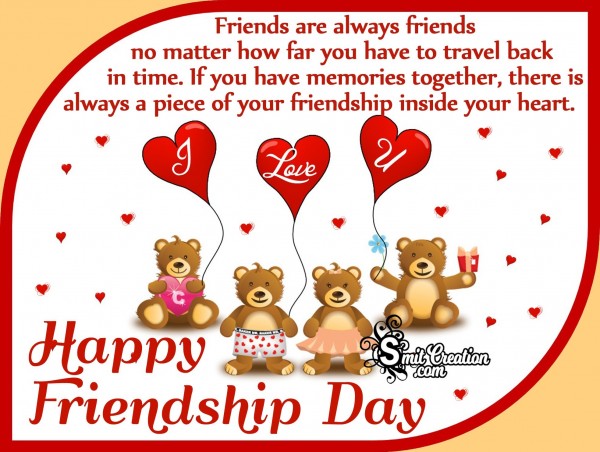 Happy Friendship Day Quote Image