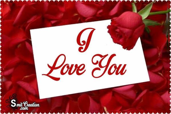 I Love You Image With Rose