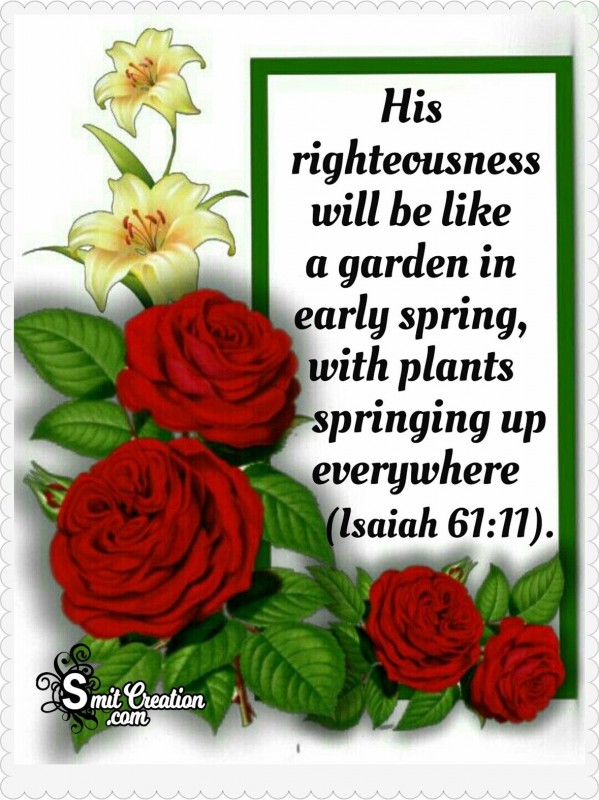 Bible Early Spring Quote