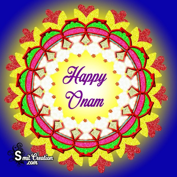 Happy Onam Rangoli