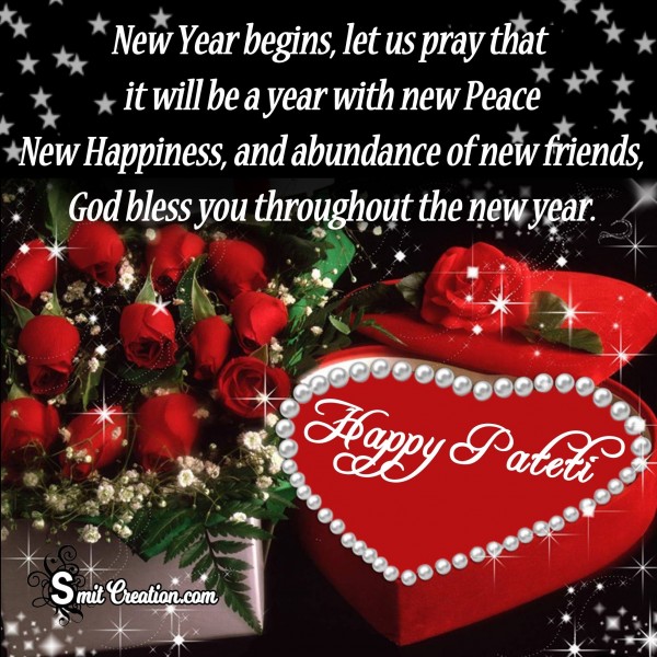 God bless you throughout the new year – Happy Pateti