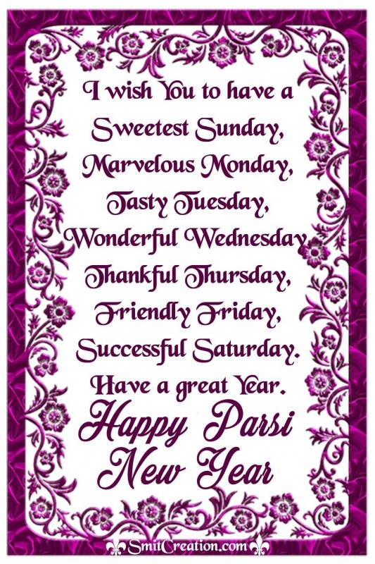 Happy Parsi New Year