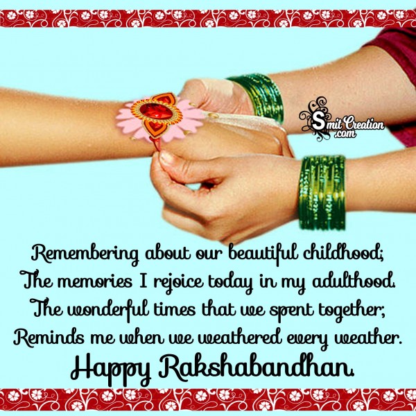 Wishing You A Joyous Raksha Bandhan!