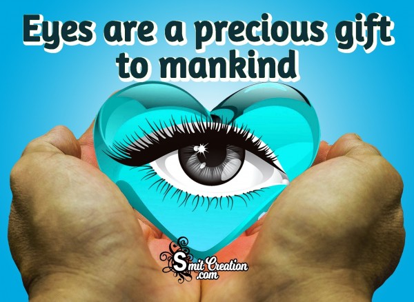 Eyes Are A Precious Gift To Mankind.