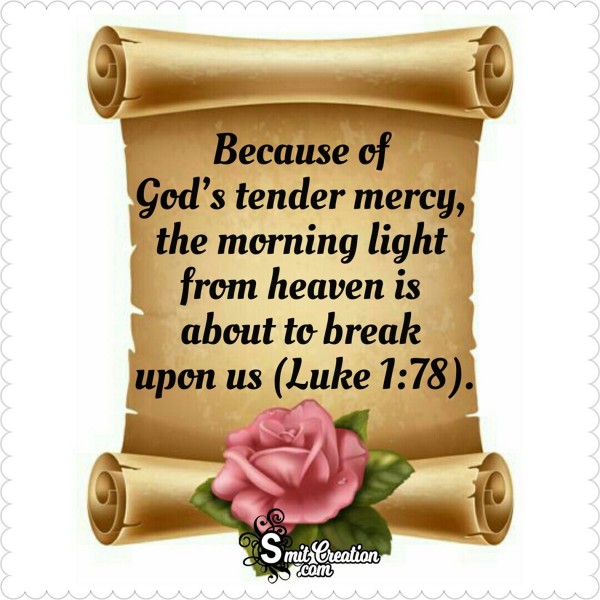 God’s Tender Mercy
