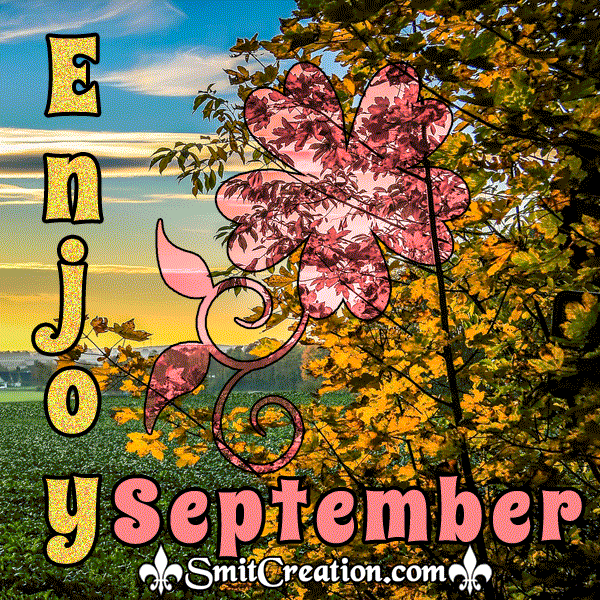 Enjoy September Animated Gif Image