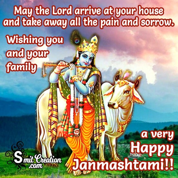 Wishing You And Your Family A Very Happy Janmashtami!!