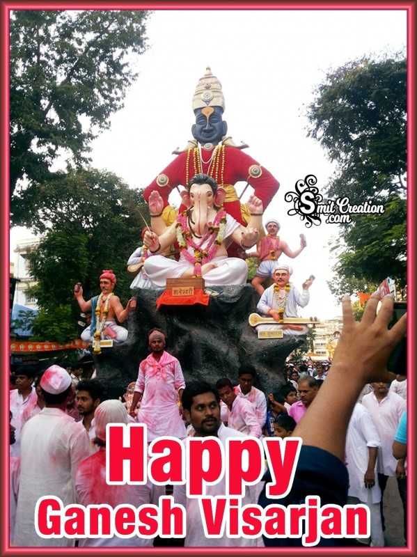 Happy Ganesh Visarjan