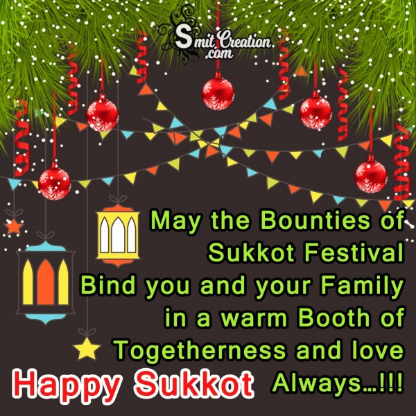 Happy Sukkot….!!!