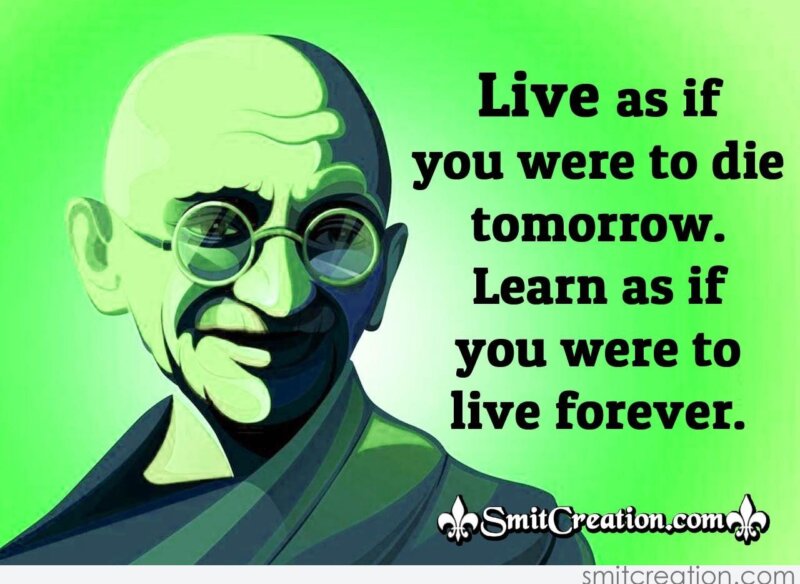 Mahatma Gandhi Inspirational Quotes Images 