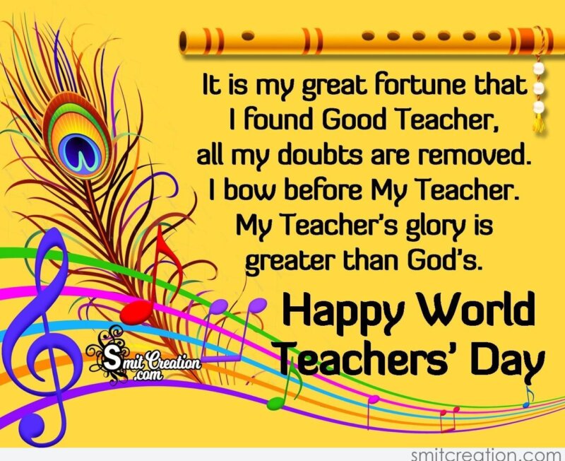 Happy world teachers day