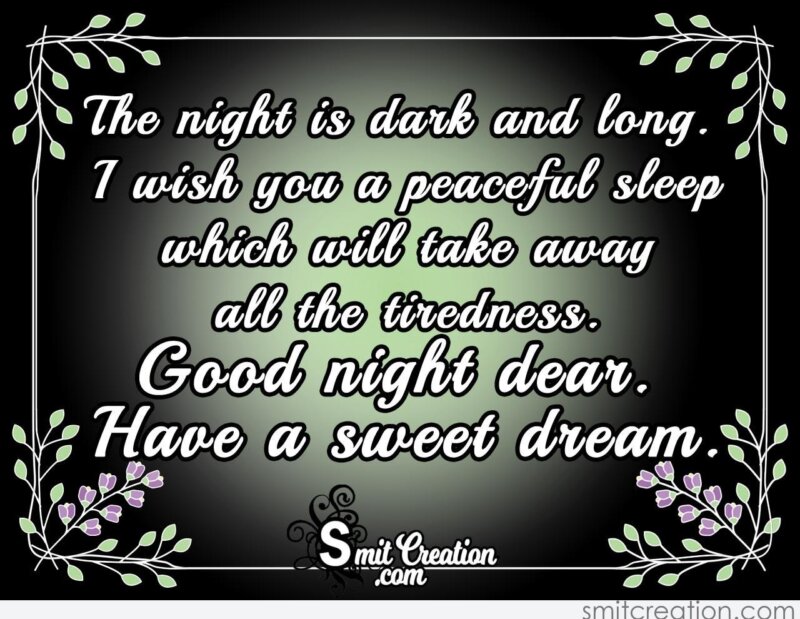 I Wish You A Peaceful Sleep - SmitCreation.com