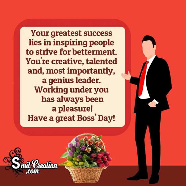 Have A Great Boss' Day! 
