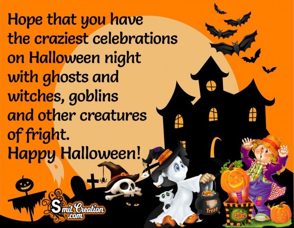 Happy Halloween Wishes For Celebrations