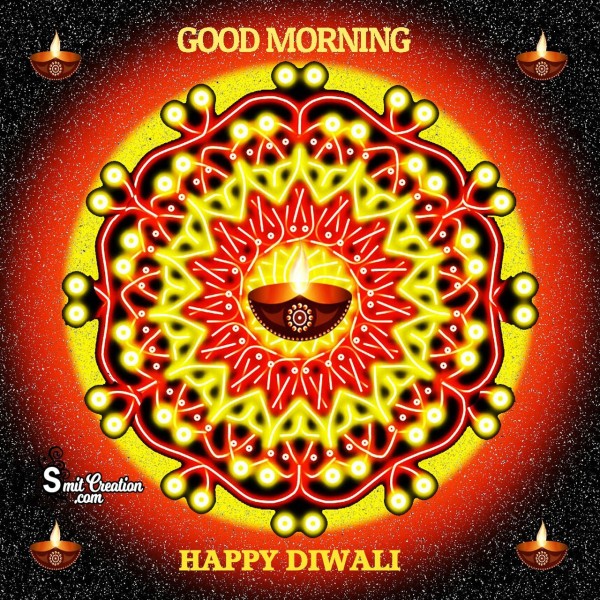 Good Morning Happy Diwali