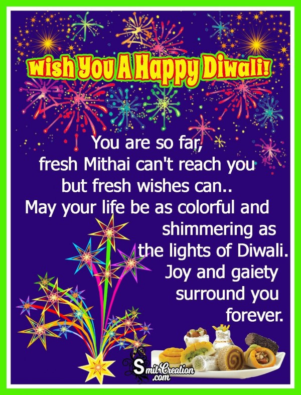 Wishing You A Happy Diwali