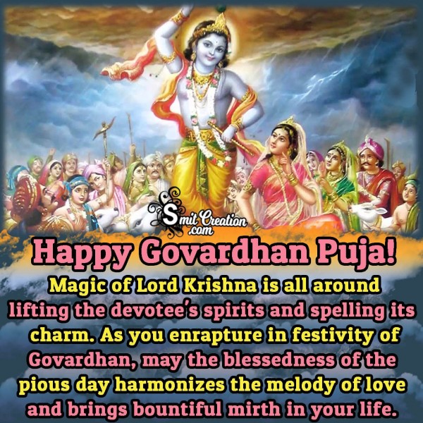 Happy Govardhan Puja Wishes