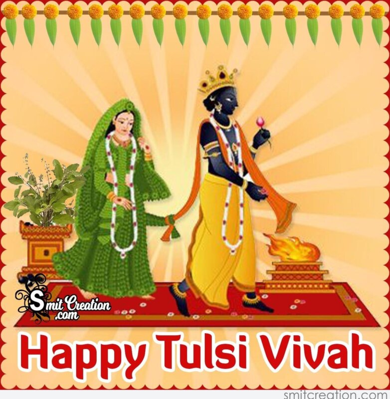Happy Tulsi Vivah Wishes, Blessings, Messages Images ...